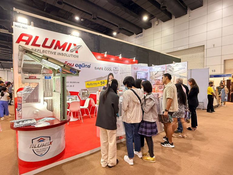 Alumix stand at a trade show