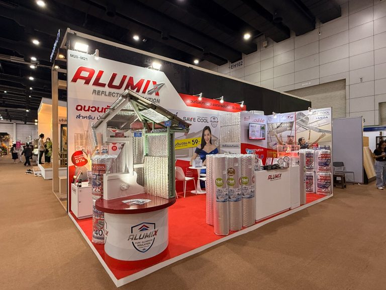 Alumix stand at a trade show