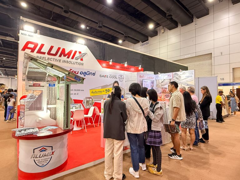 Alumix stand at a trade show