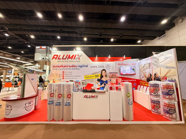 Alumix stand at a trade show