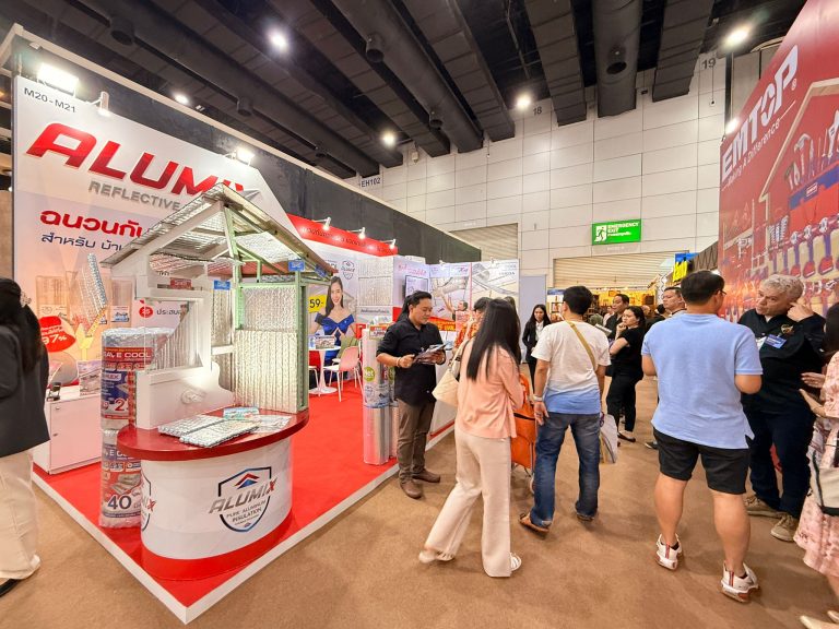 Alumix stand at a trade show