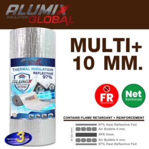 Multi+ 10mm multi-layer IXPE reflective insulation roll by Alumix