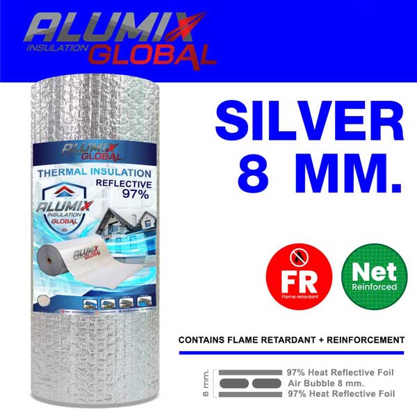 Silver reflective insulation range