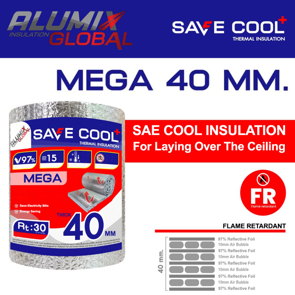 Ceiling and loft reflective insulation range