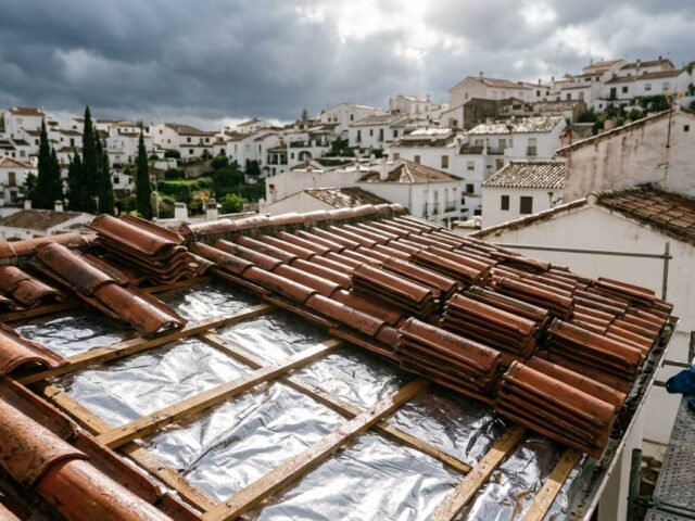 Aislamiento de tejados tras la DANA: cómo proteger su casa de la lluvia y el frío