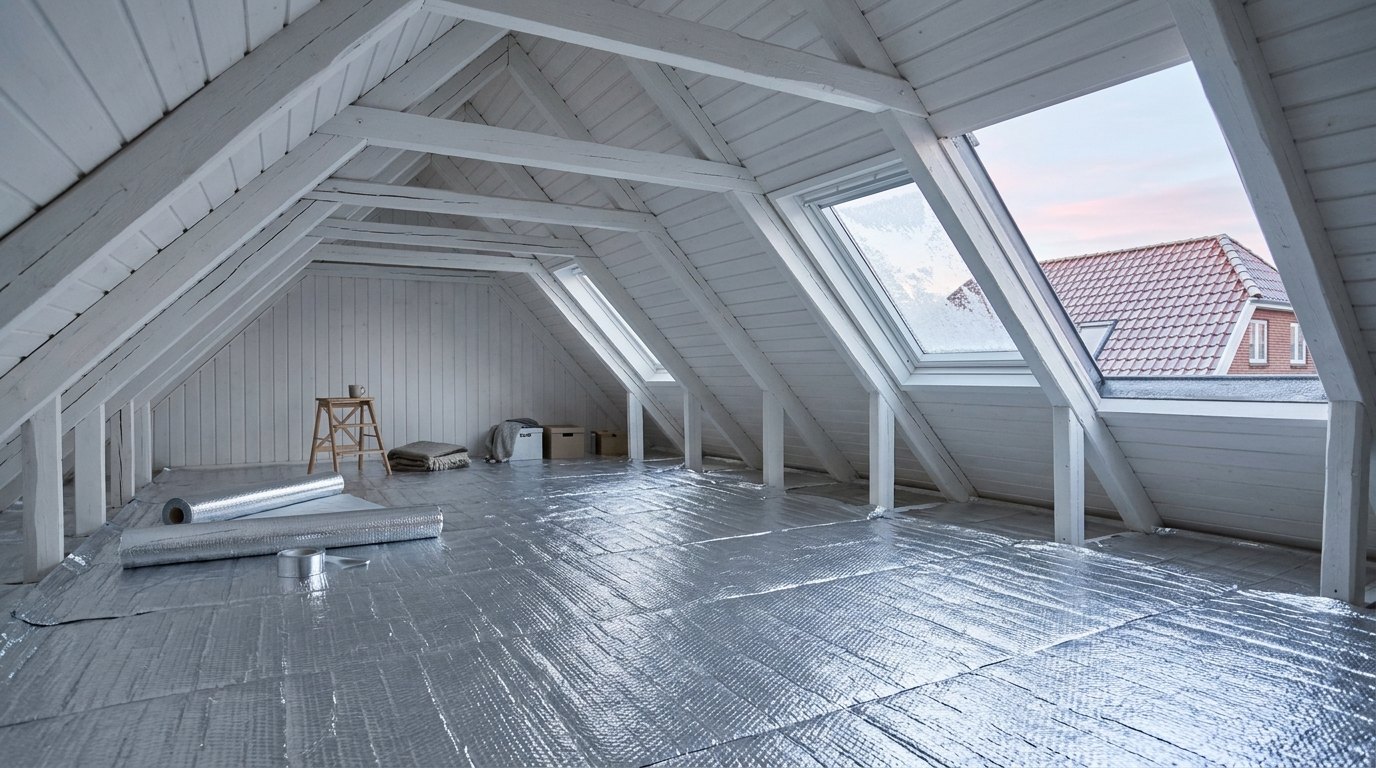 Efterisolering af loft før vinteren: sådan holder du på varmen i Danmark