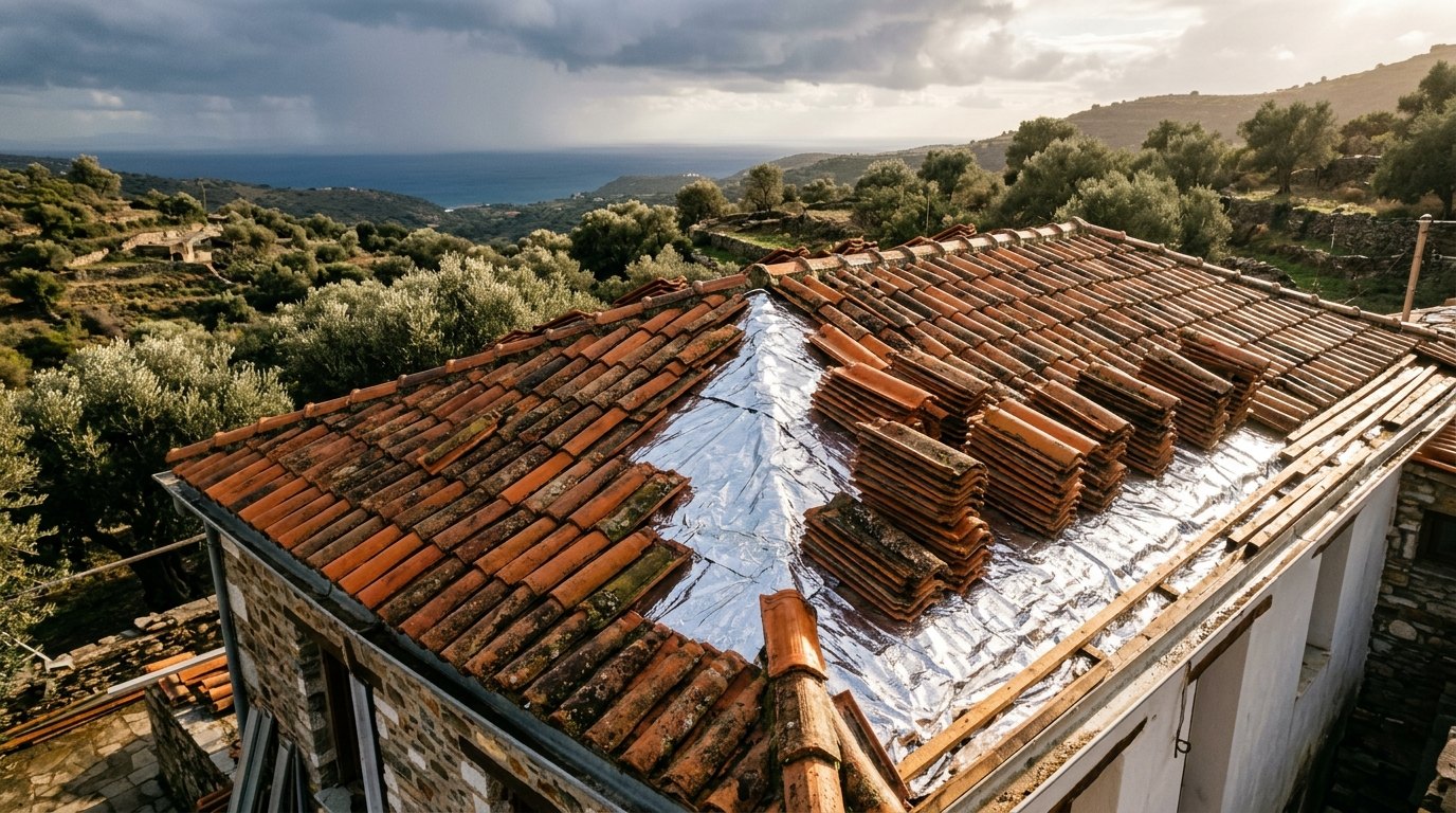 Μόνωση στέγης μετά την κακοκαιρία: πώς να προστατέψετε το σπίτι σας πριν από τον χειμώνα