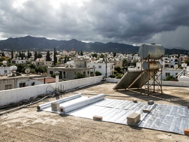 Θερμομόνωση ταράτσας στην Κύπρο: προστασία από ζέστη, βροχές και χειμώνα
