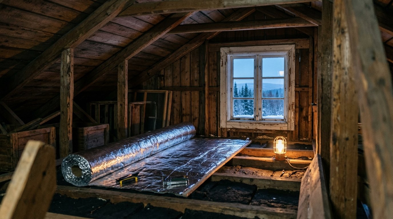 Tilläggsisolera vinden inför vintern: så håller du värmen i huset